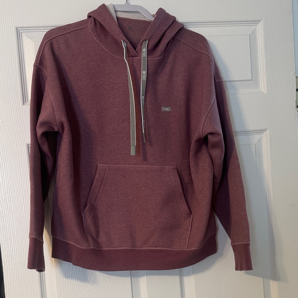 Figs Womens mauve Hoodie Sweater